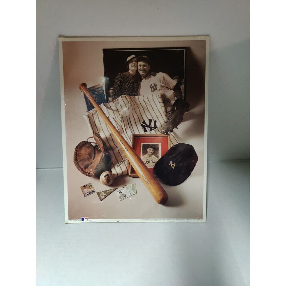 No. 6 The Iron Horse Lou Gehrig Poster New York Yankees 1993 Memorabilia